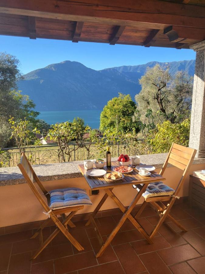 Casa Intignano - Camera Con Bagno E Portico Vista Lago Тремецо Екстериор снимка