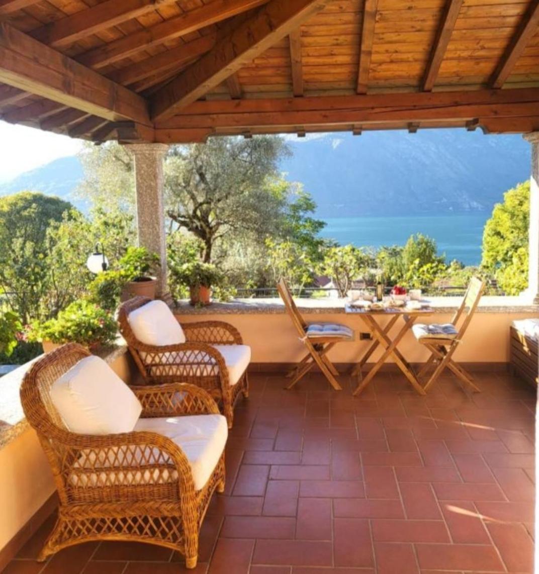 Casa Intignano - Camera Con Bagno E Portico Vista Lago Тремецо Екстериор снимка